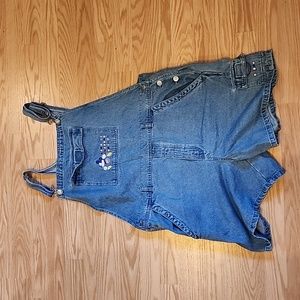 Vintage Disney Store Overalls Size Large